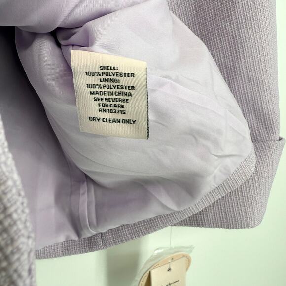 NWT Nanette Nanette Lepore Lavender Blazer Jacket 18W - Picture 6 of 10
